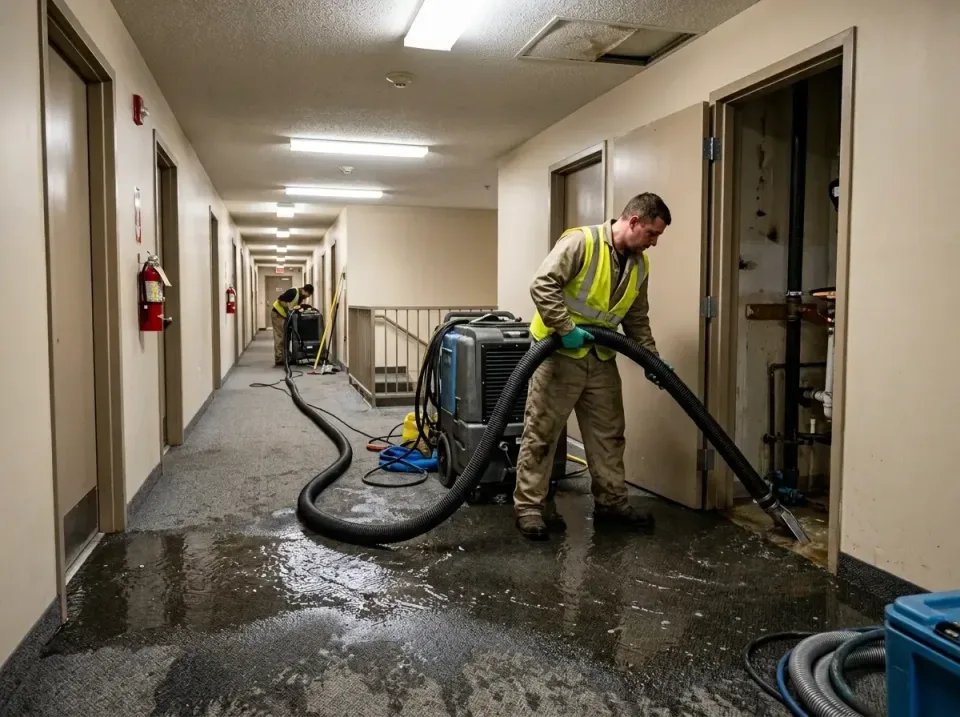 multi-unit-apartment-hallway-f-005 — frequently asked questions, Emergency Burst Pipe Water Extraction & Removal in Hope Mil…